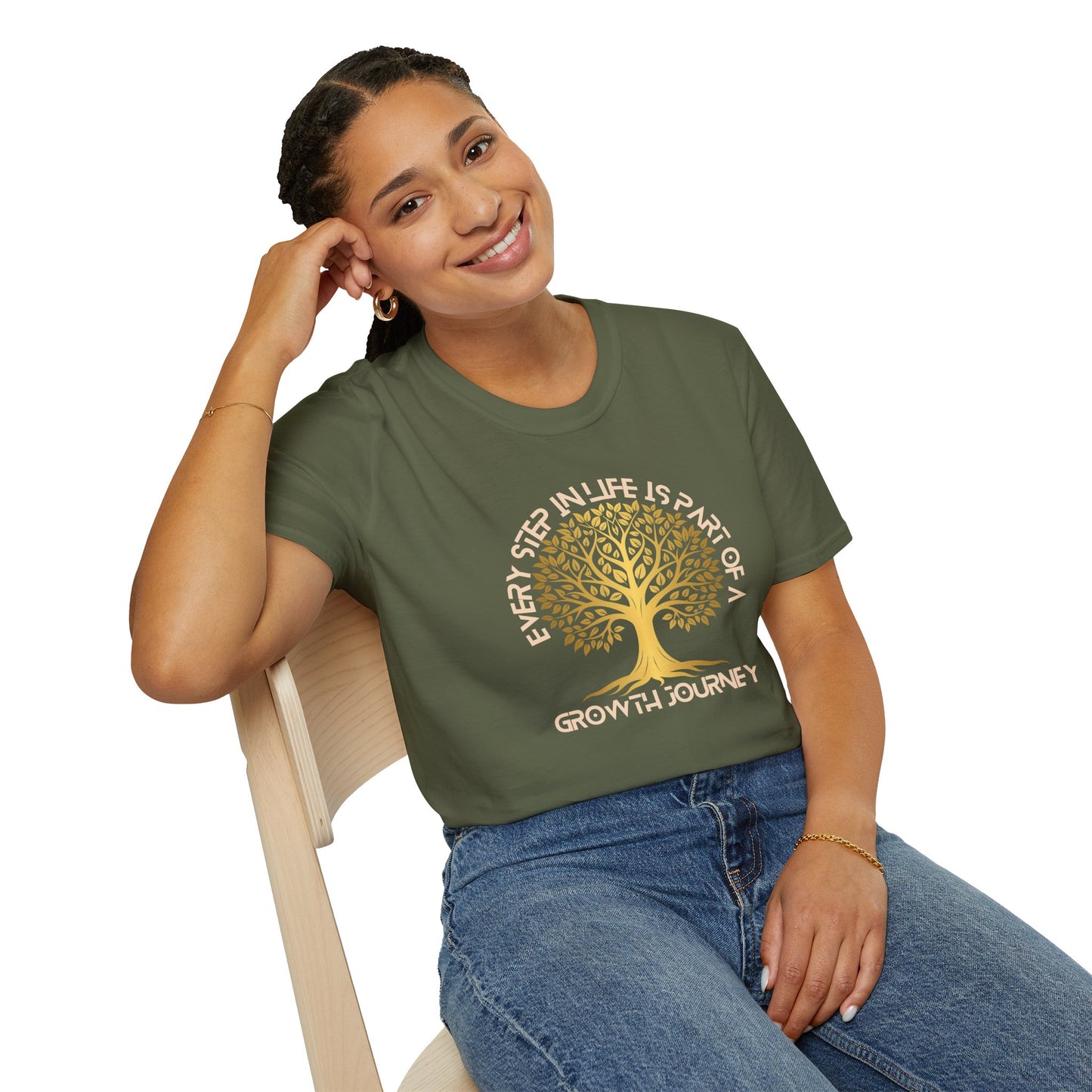 Every Step in Life is Part of a Growth Journey - Life's Journey Tee