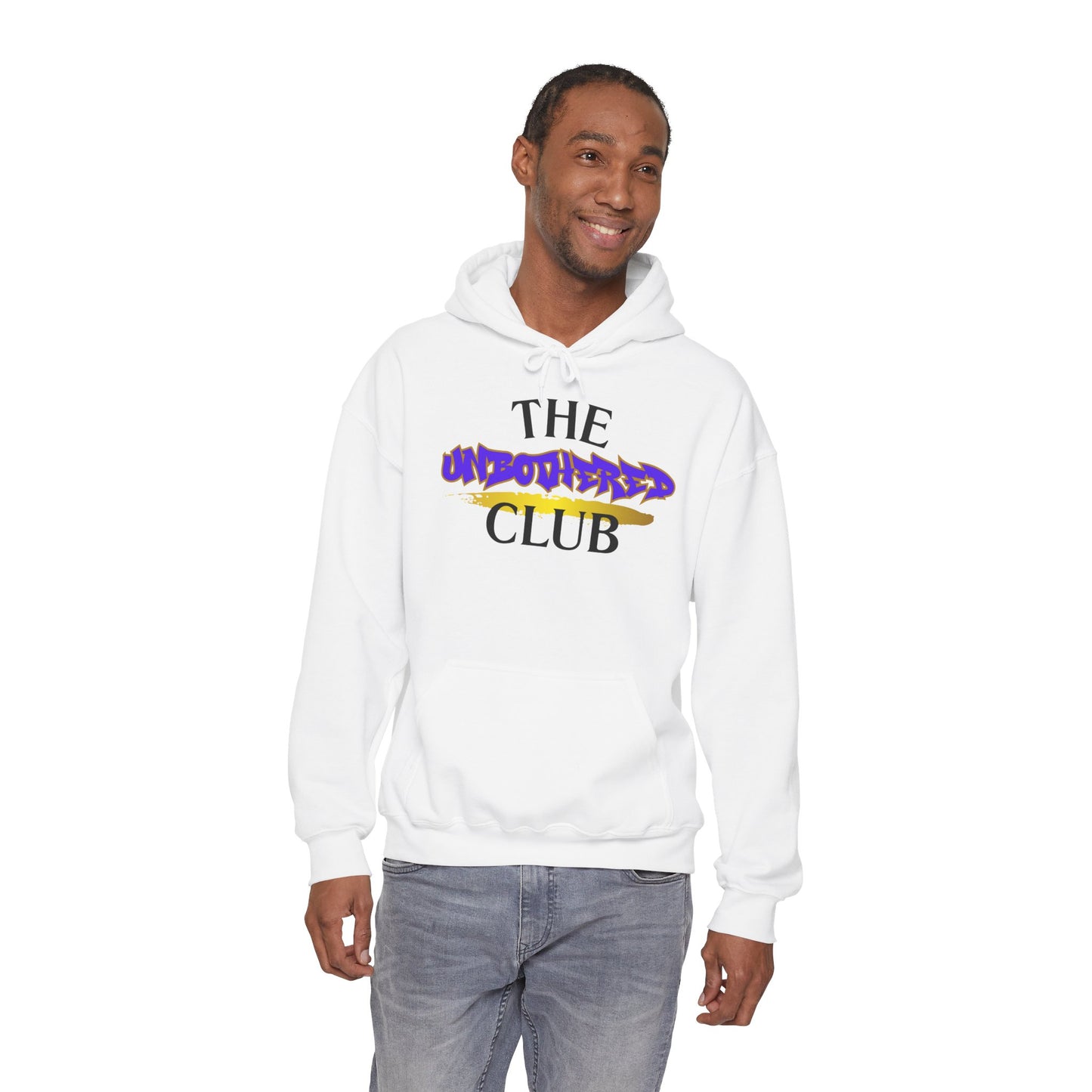 The Unbothered Club Hoodie — Unisex Graphic Street-wear Pullover with Tiger Crest