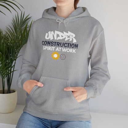 Construction 'Spirit at Work' Hoodie — Under Construction Graphic Sweatshirt