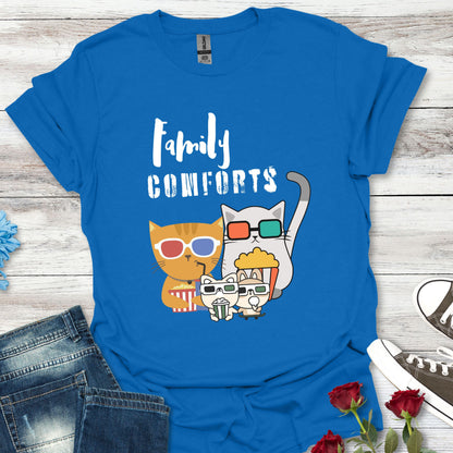 Family Comforts Cinematic Cat Graphic Tee
