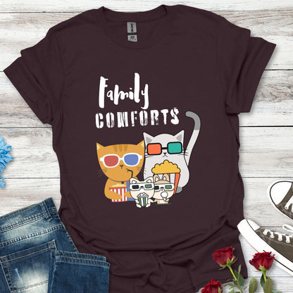 Family Comforts Cinematic Cat Graphic Tee