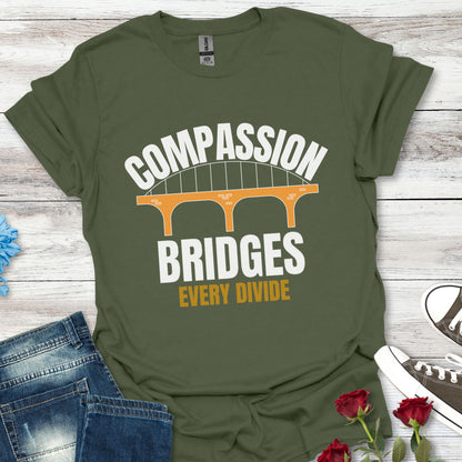 Compassion Bridges Every Divide - Unity Graphic Tee