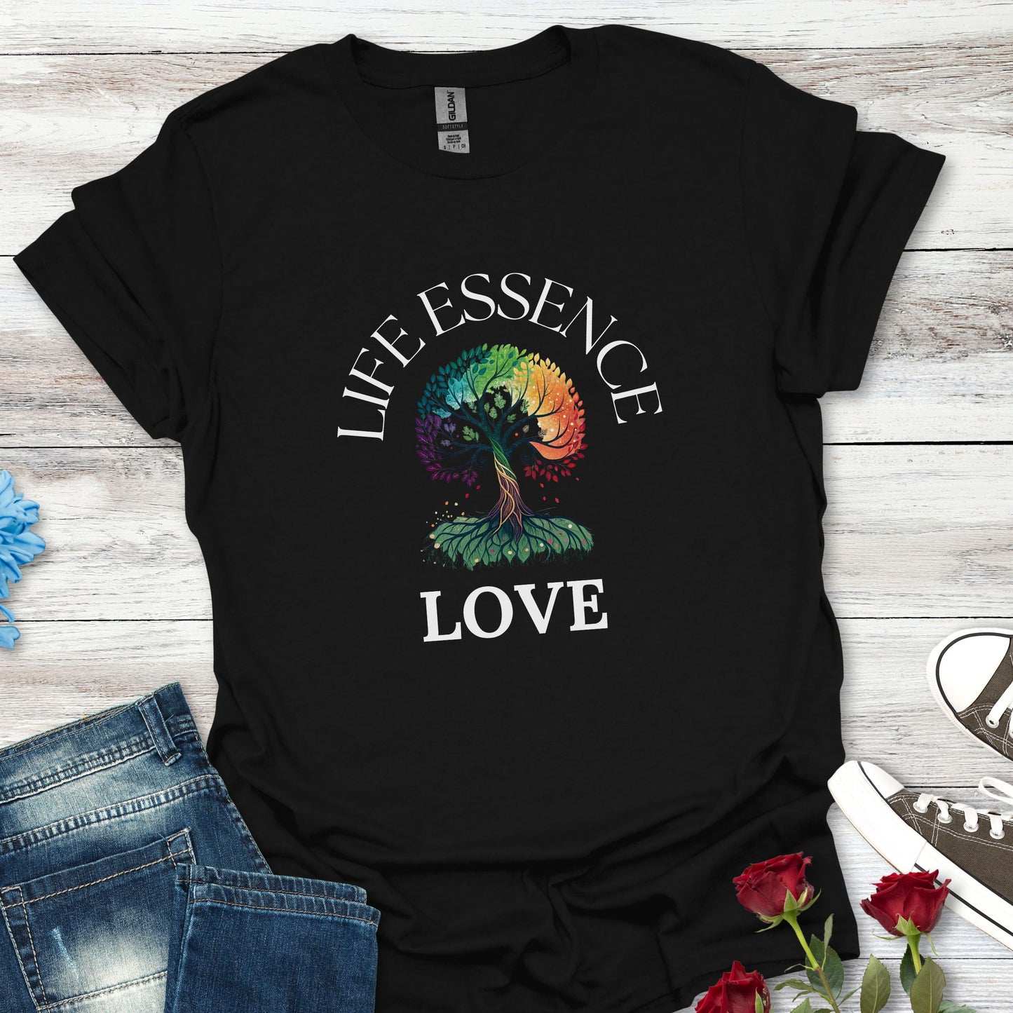 Life Essence - Love - Unisex Colorful T-Shirt