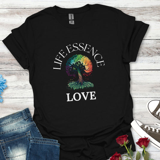 Life Essence - Love - Unisex Colorful T-Shirt