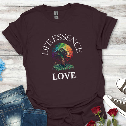 Life Essence - Love - Unisex Colorful T-Shirt