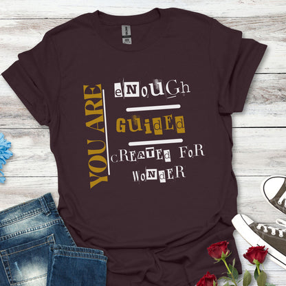 You Are Enough. Guided. Created For Wonder – Wonder Within Tee (Unisex)