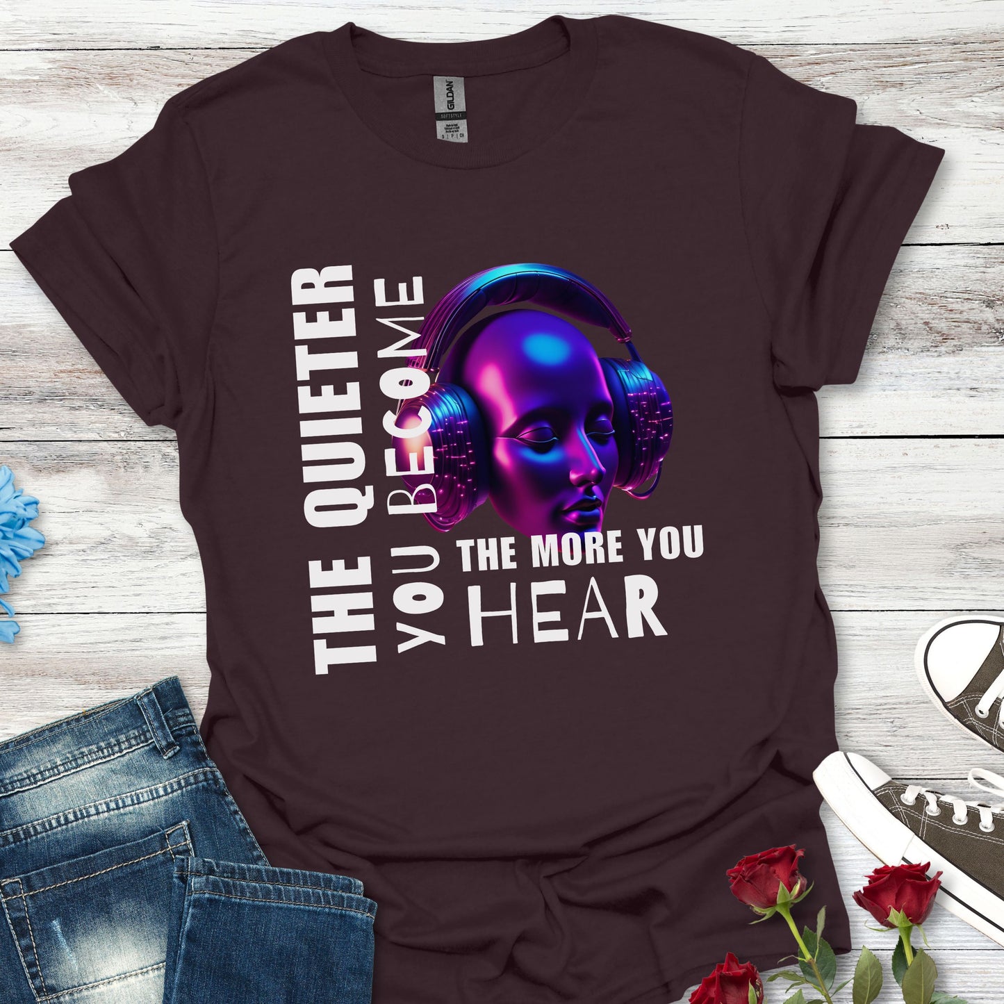 The Quieter You Become, The More You Hear – Soul Whisper Tee (Unisex)
