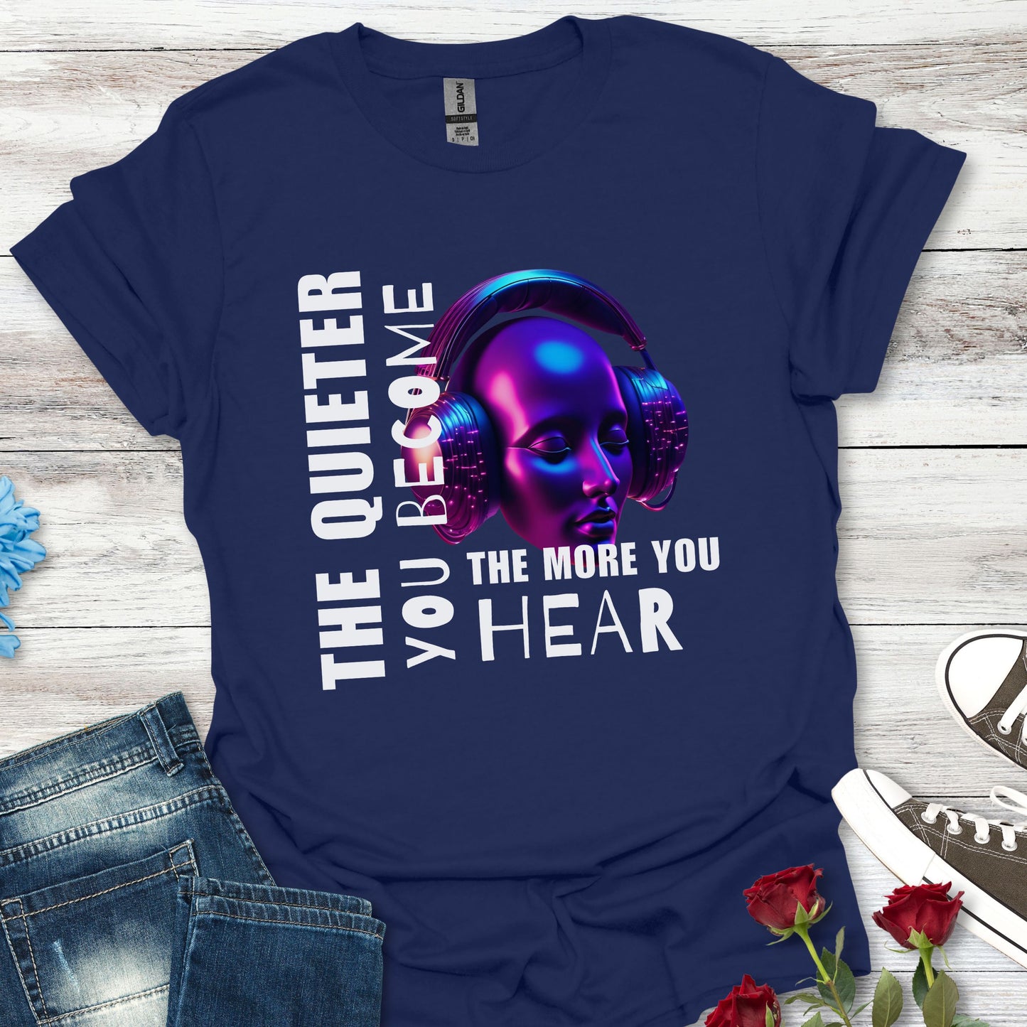 The Quieter You Become, The More You Hear – Soul Whisper Tee (Unisex)