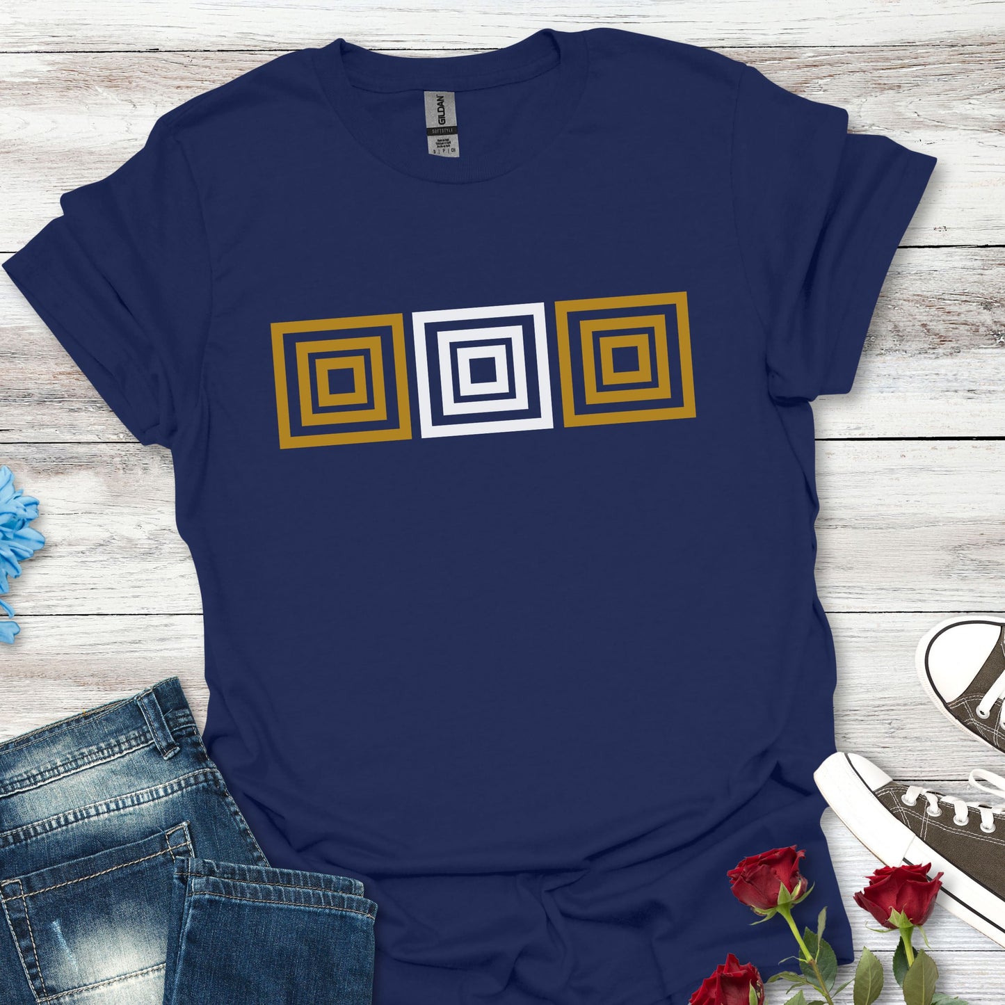 Minimalist Aesthetics Colorful Blocks (W) Graphic Tee