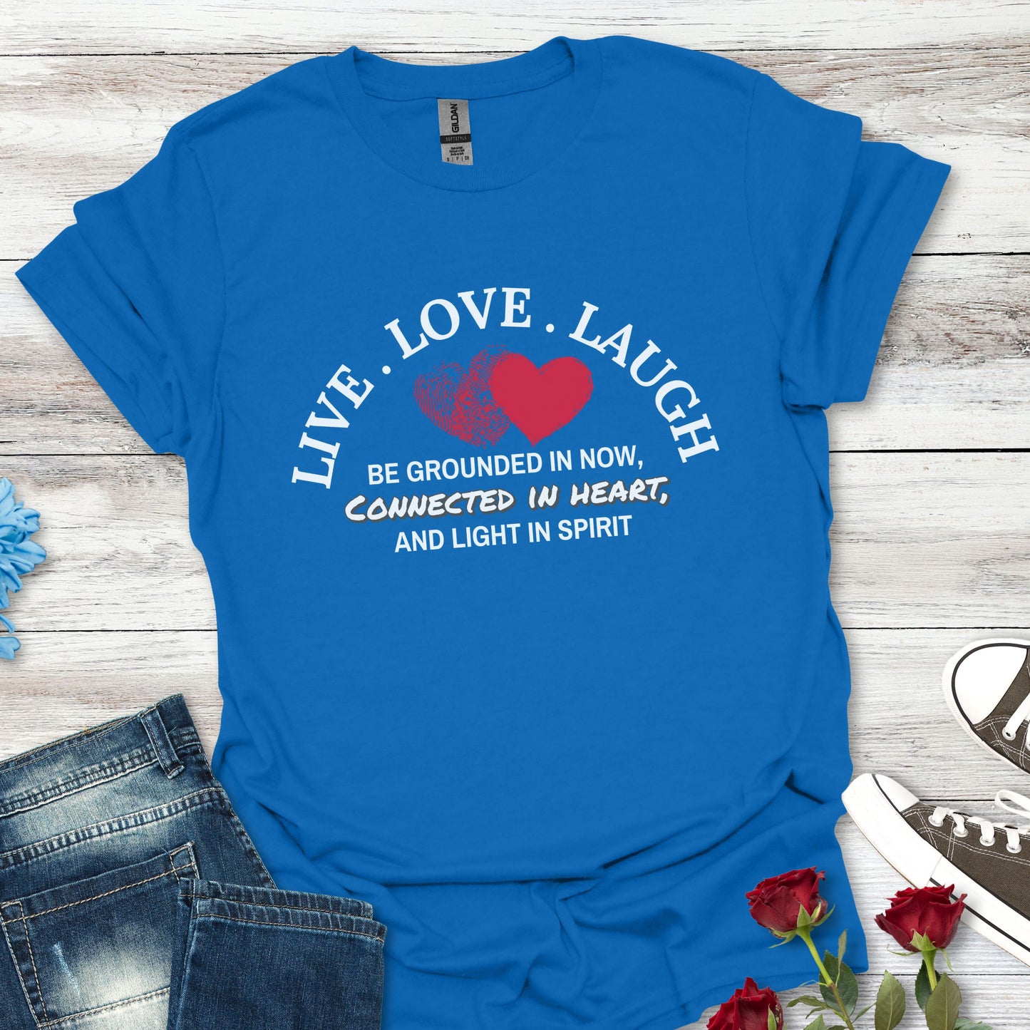 Live Love Laugh Heart Unisex T-Shirt
