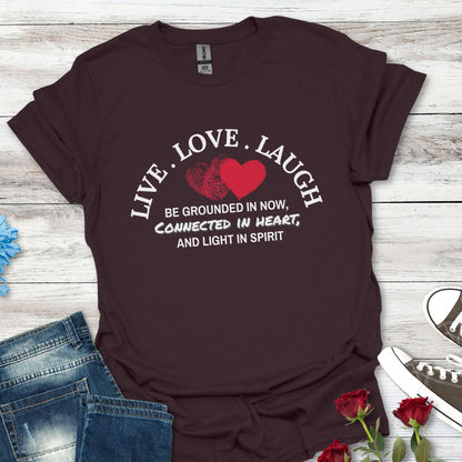Live Love Laugh Heart Unisex T-Shirt