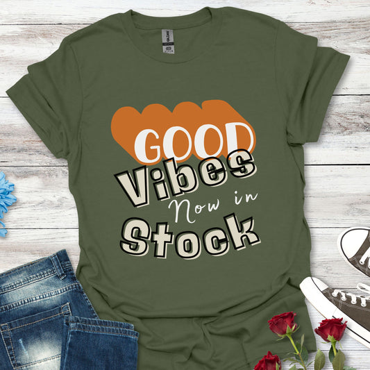 Good Vibes Now in Stock – Feel-Good Tee