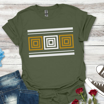 Aesthetics Colorful Blocks Graphic (W/B) Tee