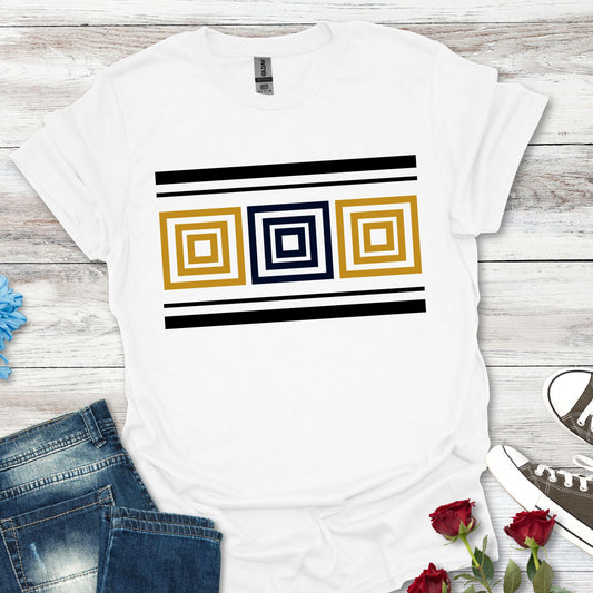 Aesthetics Colorful Blocks Graphic (W/B) Tee