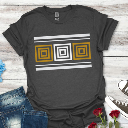 Aesthetics Colorful Blocks Graphic (W/B) Tee