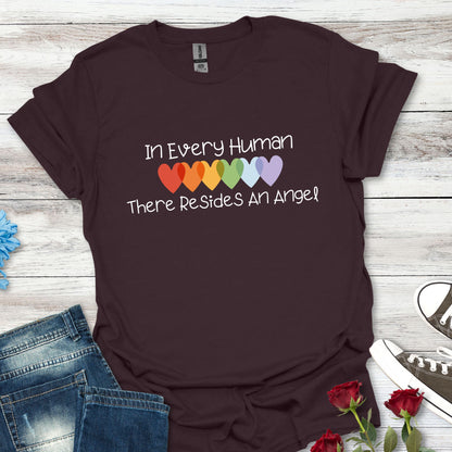 In Every Human There Resides An Angel T-Shirt