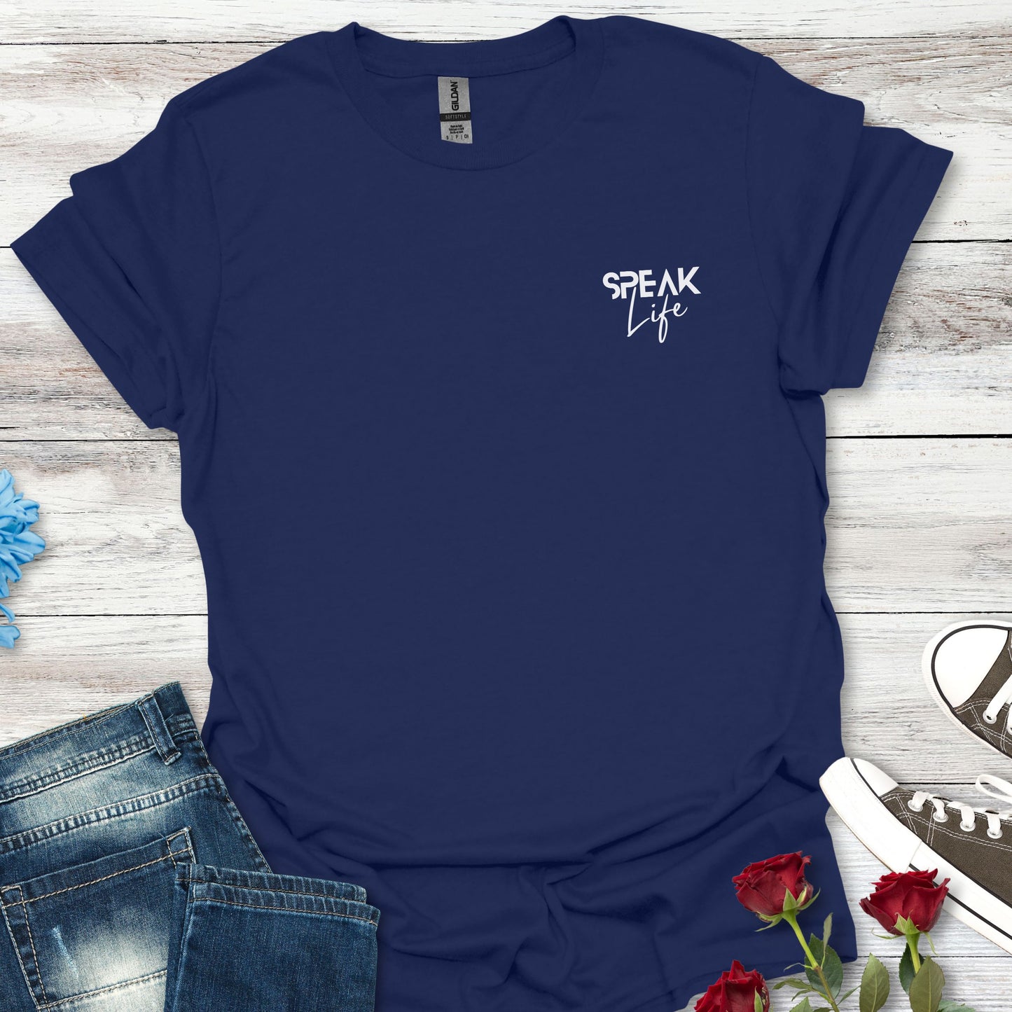 SPEAK Life - Words of Power Pocket Tee