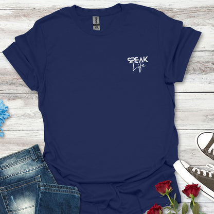 SPEAK Life - Words of Power Pocket Tee