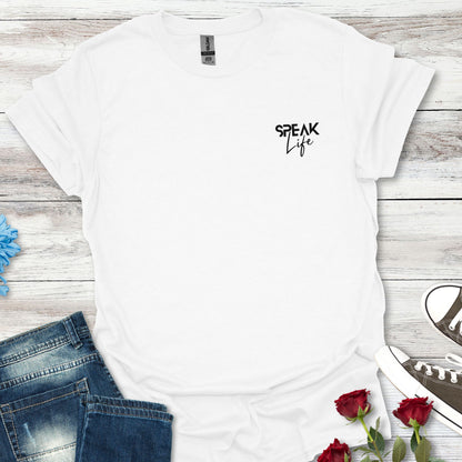 SPEAK Life - Words of Power Pocket Tee