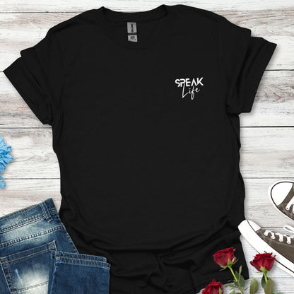 SPEAK Life - Words of Power Pocket Tee