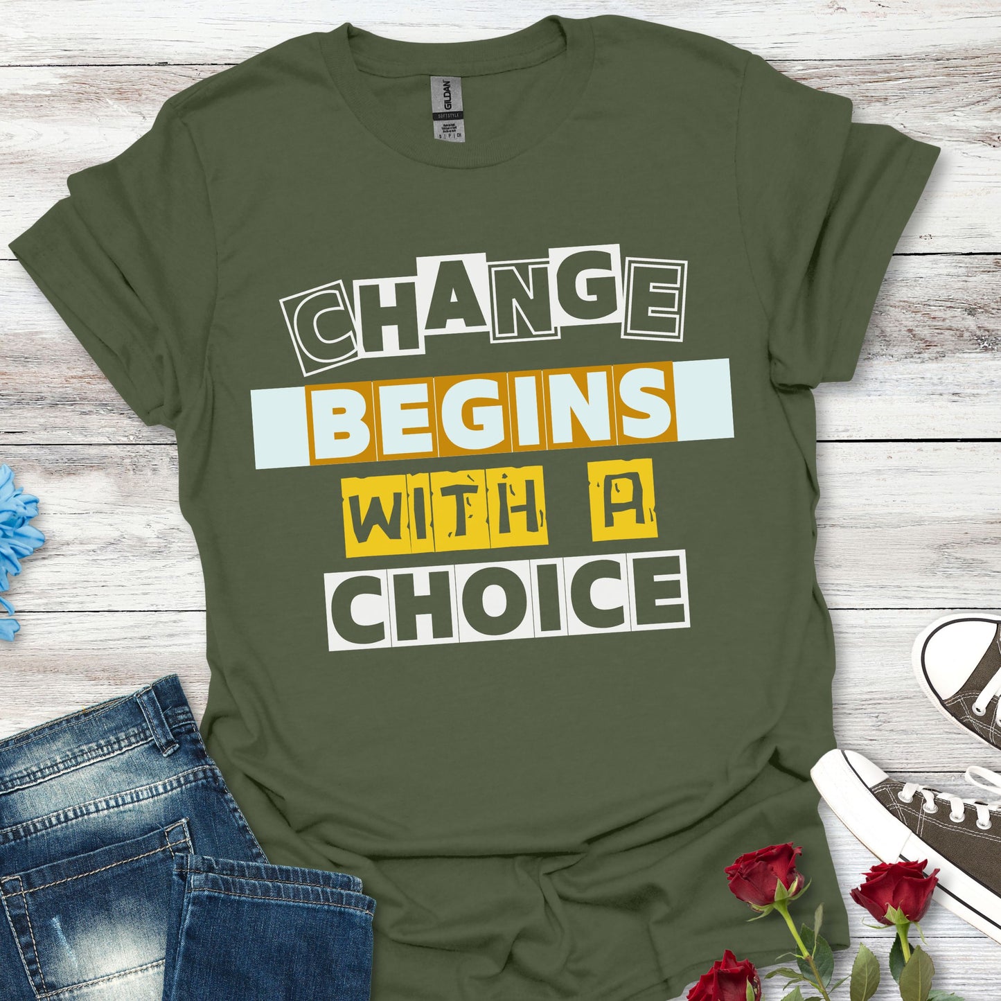 Change Begins With a Choice - Empowerment Tee