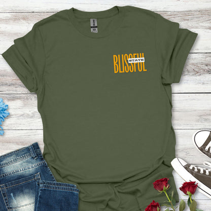 Blissful State - Unisex Style Minimalist Pocket Tee