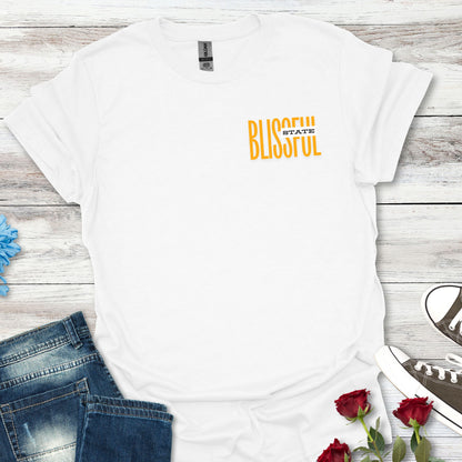 Blissful State - Unisex Style Minimalist Pocket Tee