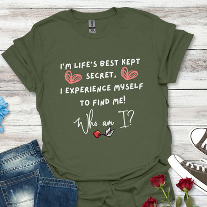 Thought Provoking Wonder Style - Life's Best Kept Secret - Graphic Tee (For Her)