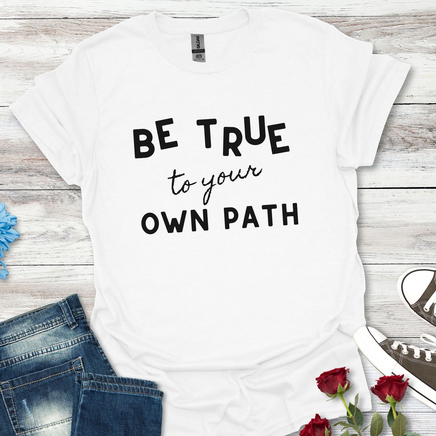 Be True to Your Own Path - Authentic Journey Unisex Tee