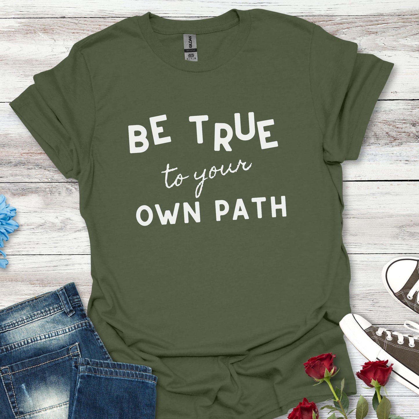 Be True to Your Own Path - Authentic Journey Unisex Tee