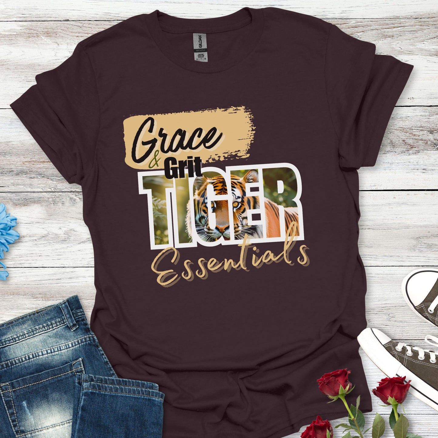 Grace & Grit (W/C): Tiger Essentials Tee