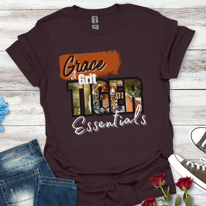 Grace & Grit (W/B): Tiger Essentials Tee