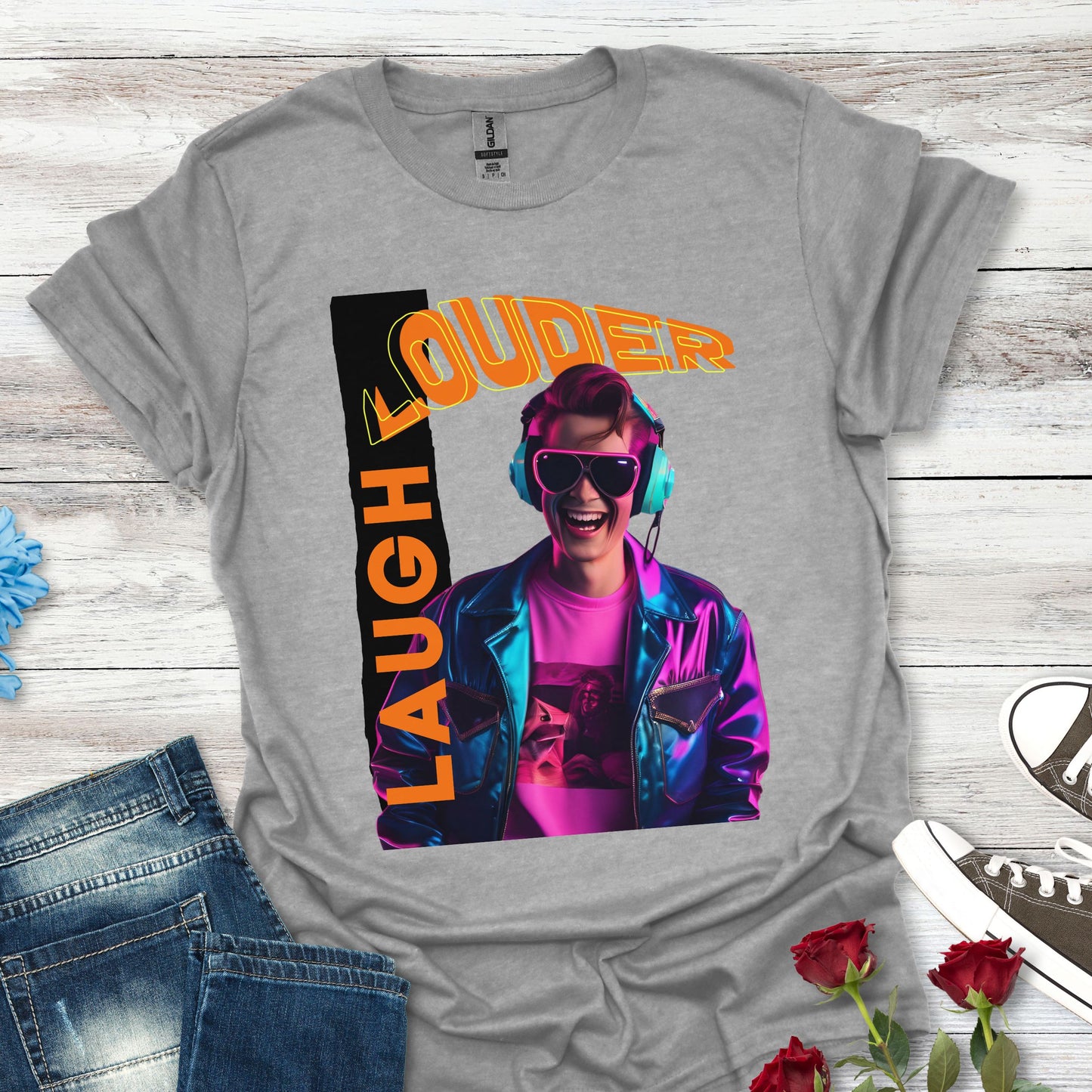 Laugh Louder (O) - Joyful Energy Tee