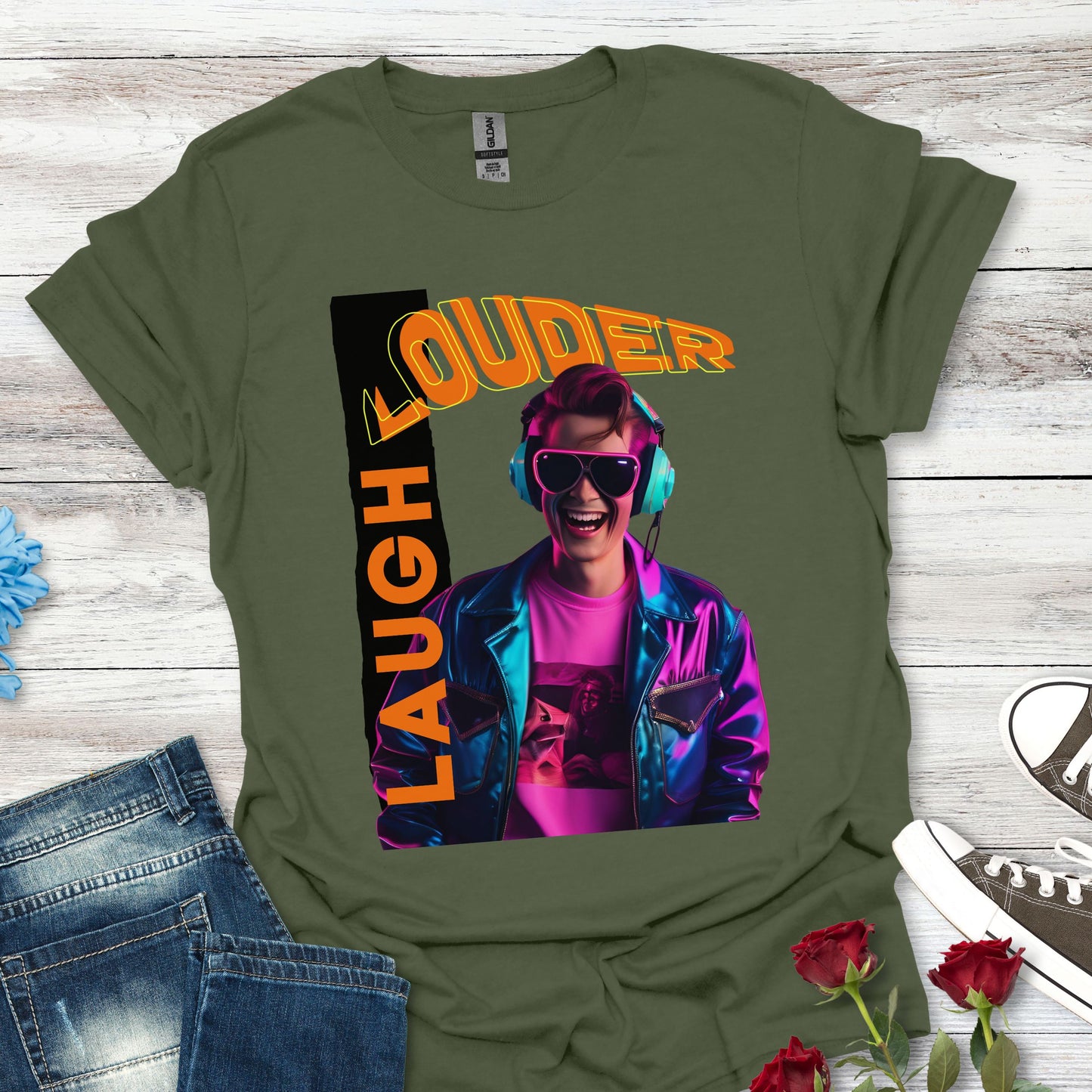 Laugh Louder (O) - Joyful Energy Tee