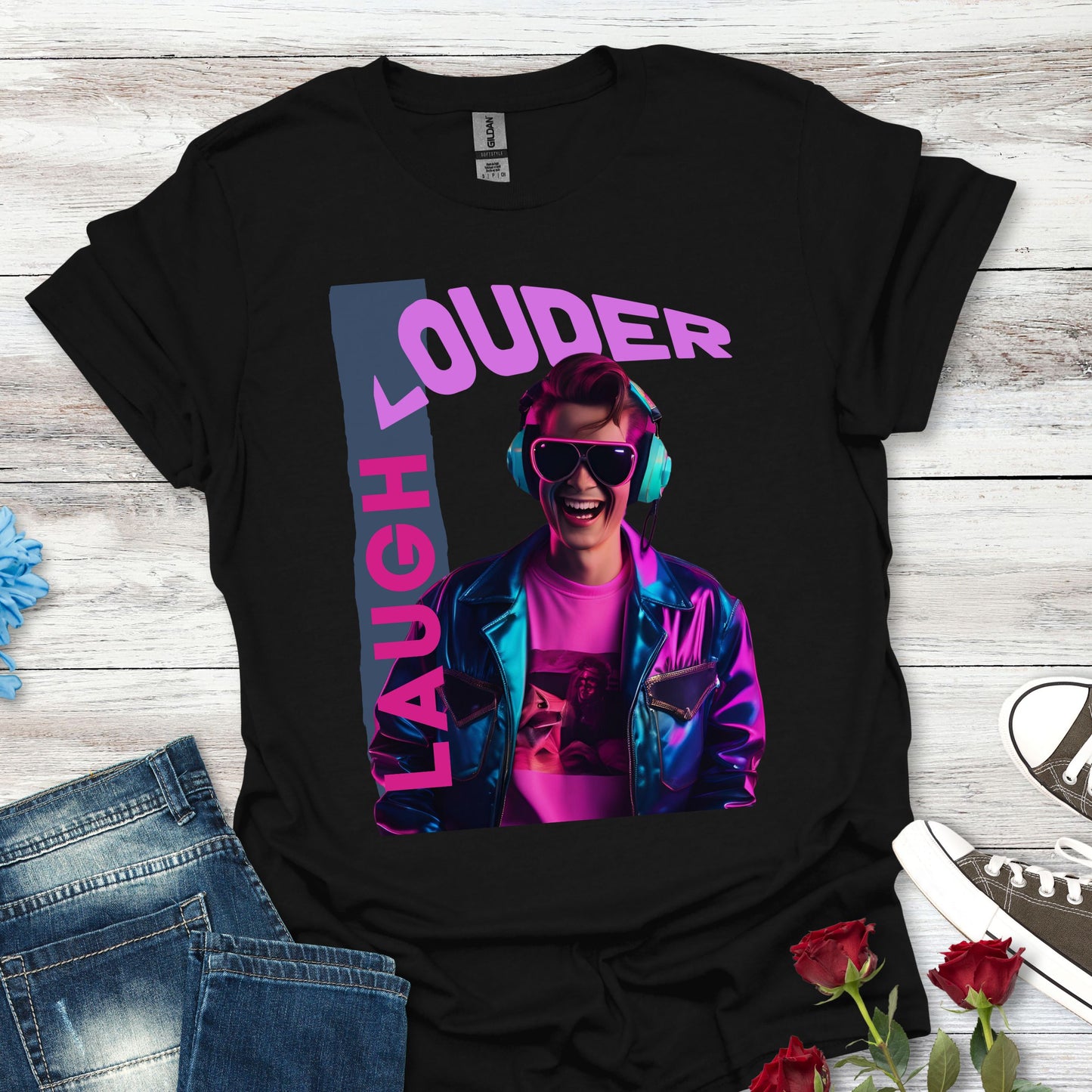 Laugh Louder (P) Joyful Energy Tee
