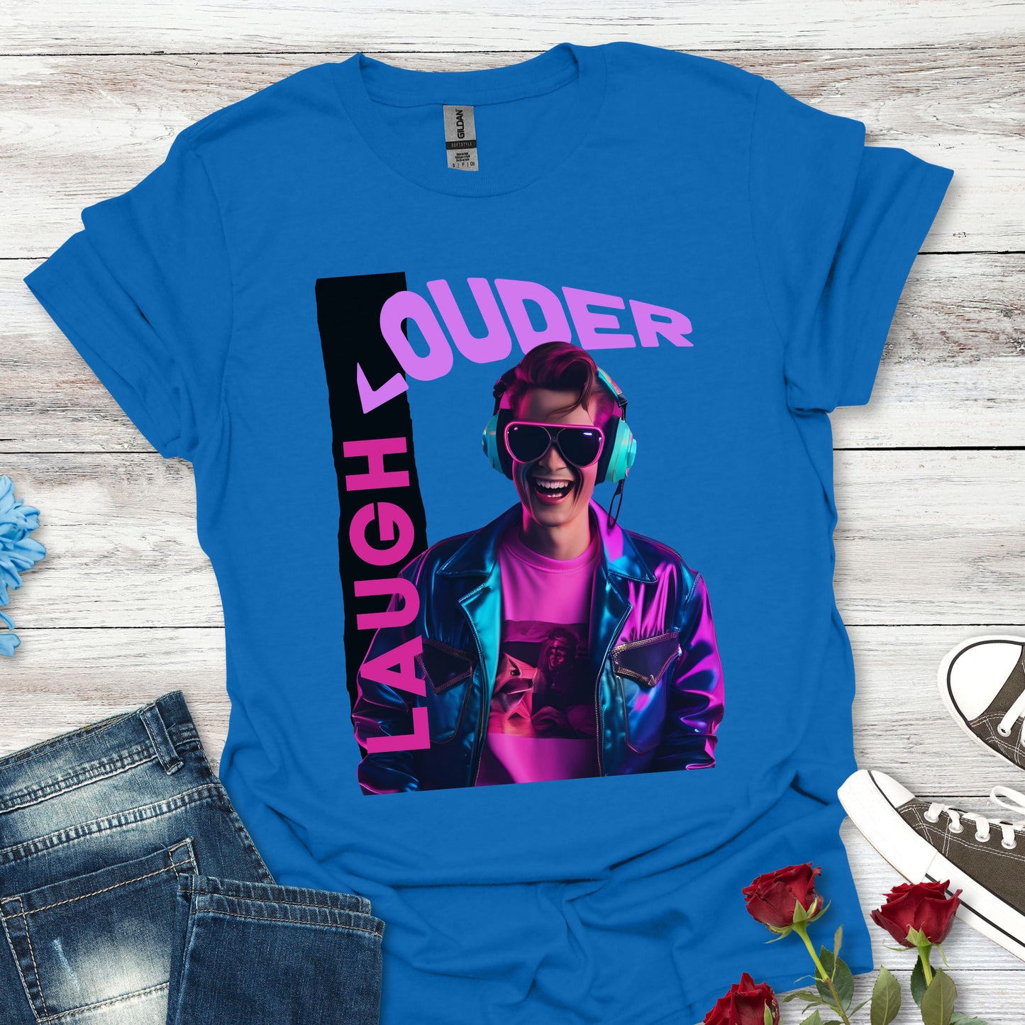 Laugh Louder (P) Joyful Energy Tee