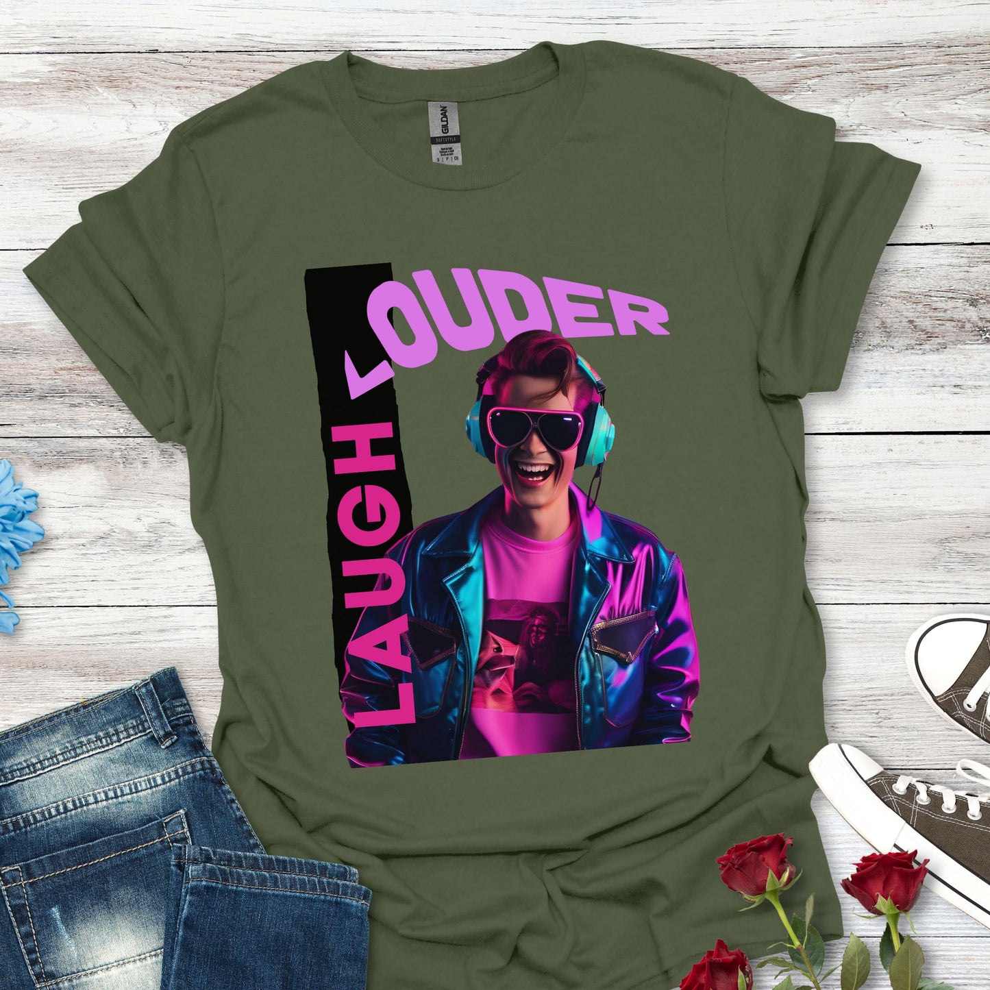 Laugh Louder (P) Joyful Energy Tee