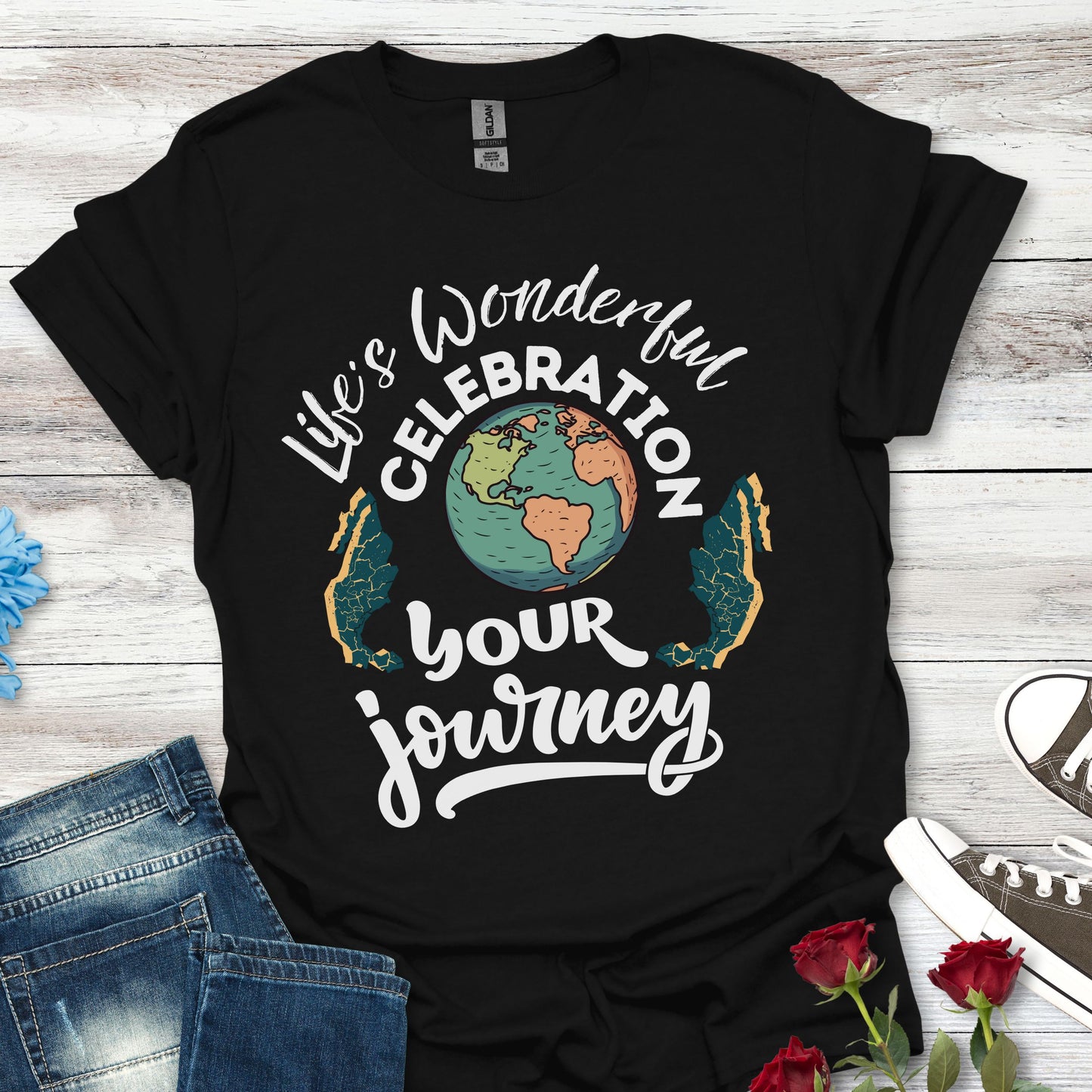 Life's Wonderful Celebration - Your Journey.. Stylish Unisex Graphic Tee