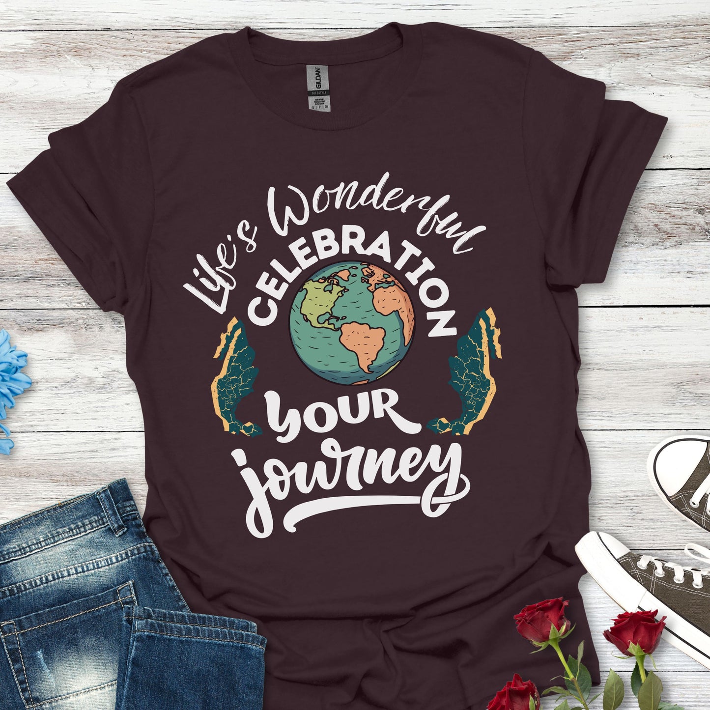 Life's Wonderful Celebration - Your Journey.. Stylish Unisex Graphic Tee