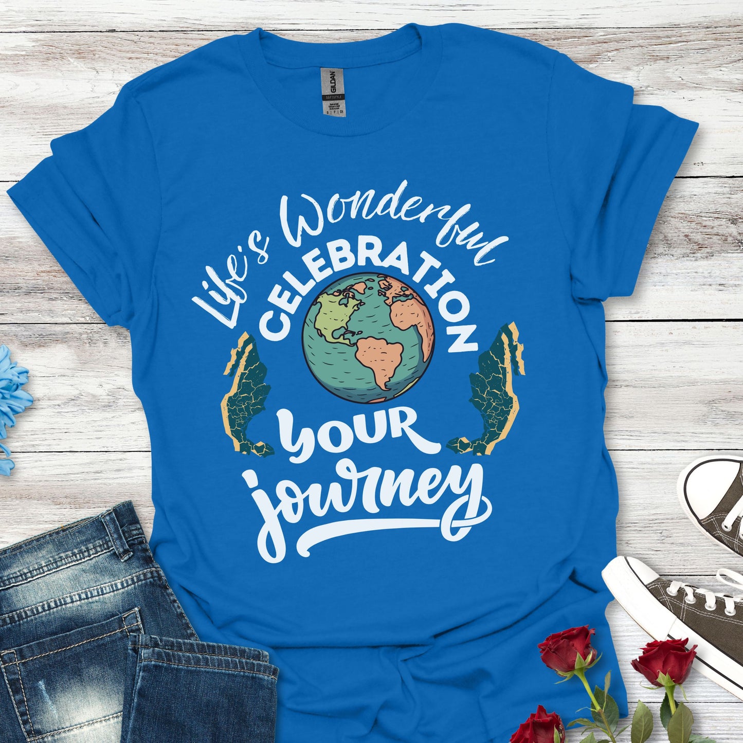 Life's Wonderful Celebration - Your Journey.. Stylish Unisex Graphic Tee