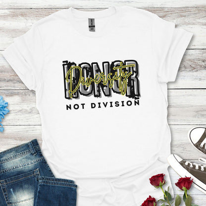 Honor Diversity, Not Division - Unisex Unity Tee