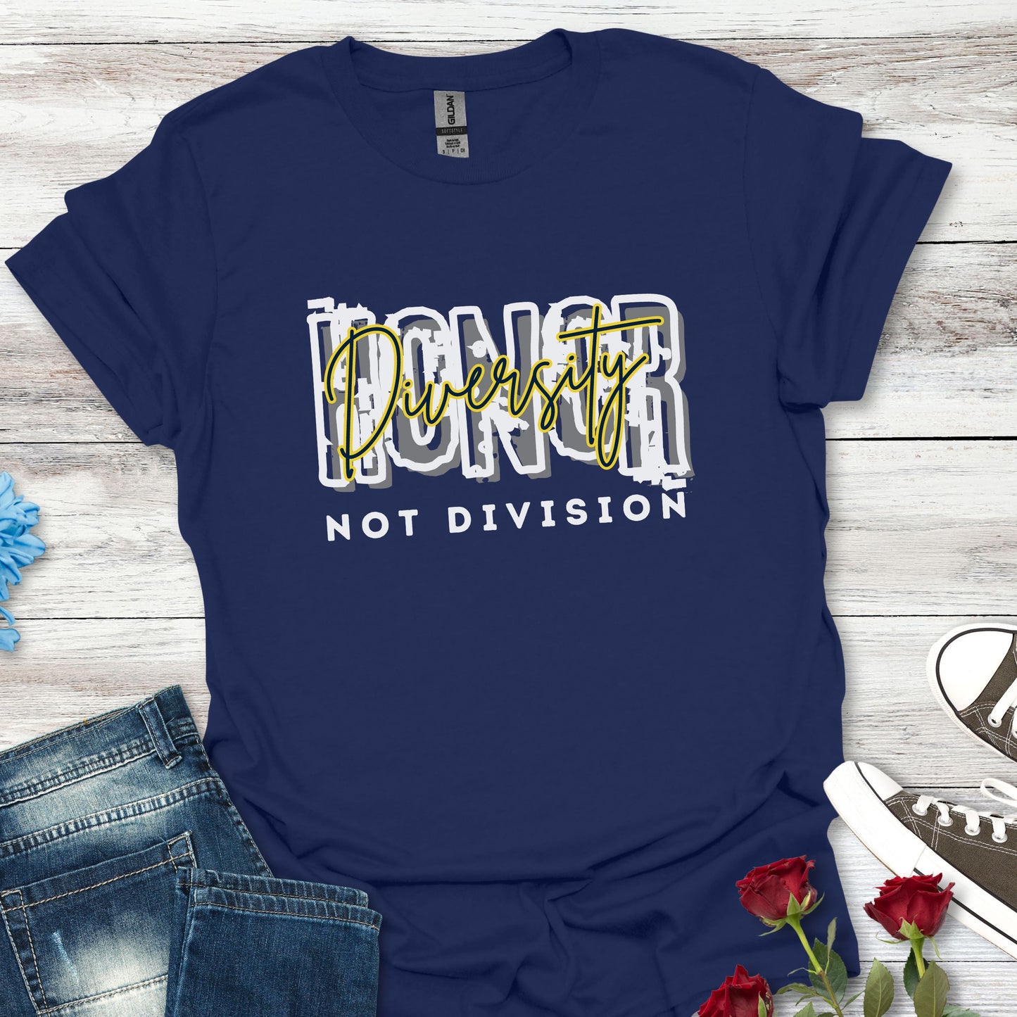 Honor Diversity, Not Division - Unisex Unity Tee