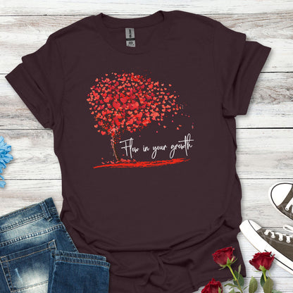 Flow in Your Growth – Women's Empowerment Tee