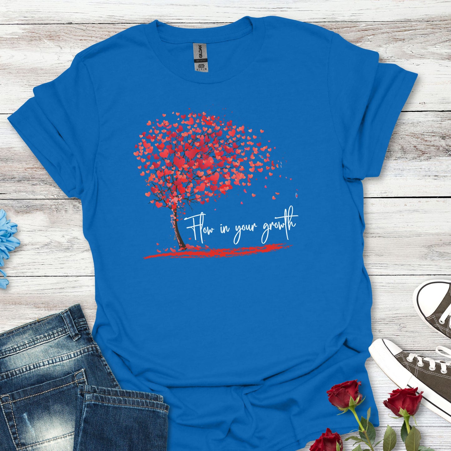 Flow in Your Growth – Women's Empowerment Tee