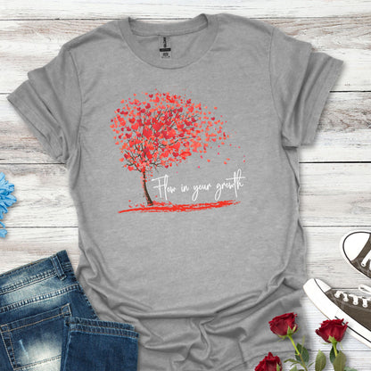 Flow in Your Growth – Women's Empowerment Tee