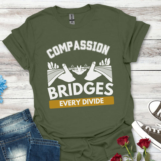 Compassion Bridges Every Divide (H) - Unity Graphic Tee