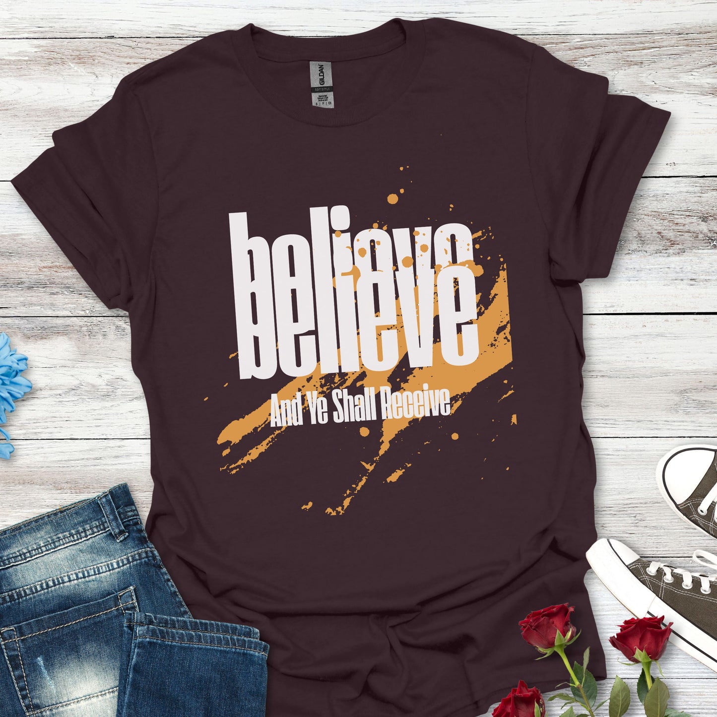 Believe And Ye Shall Receive  - Unisex Tee