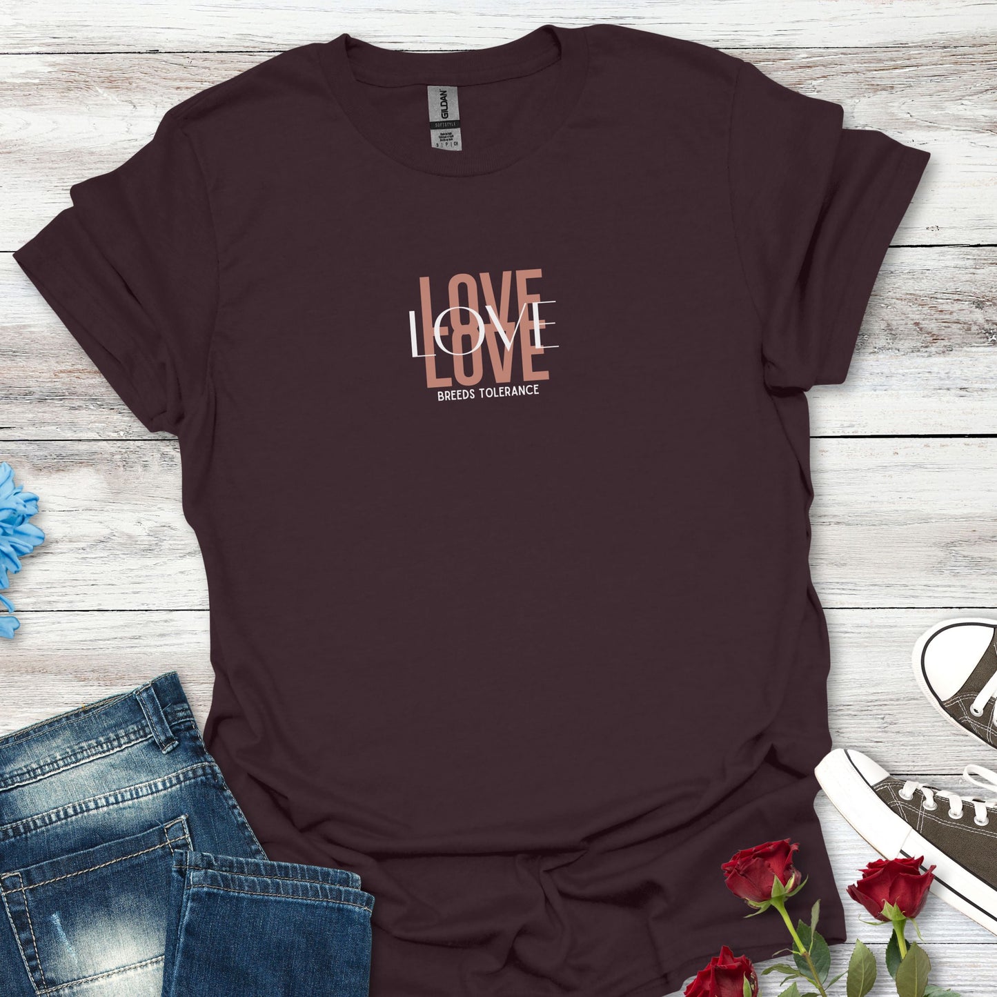 Love Breeds Tolerance – Unity in Action Tee