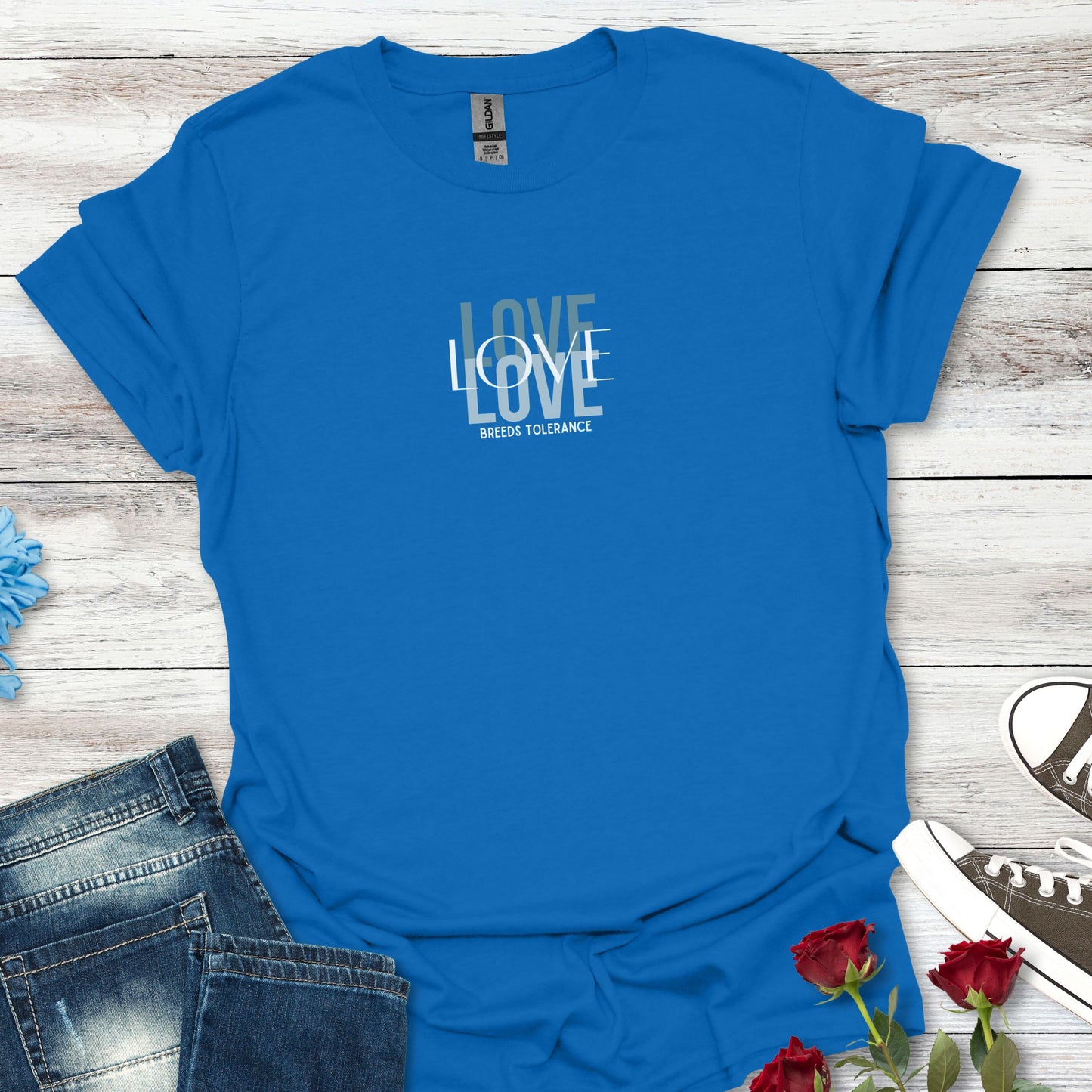 Love Breeds Tolerance – Unity in Action Tee