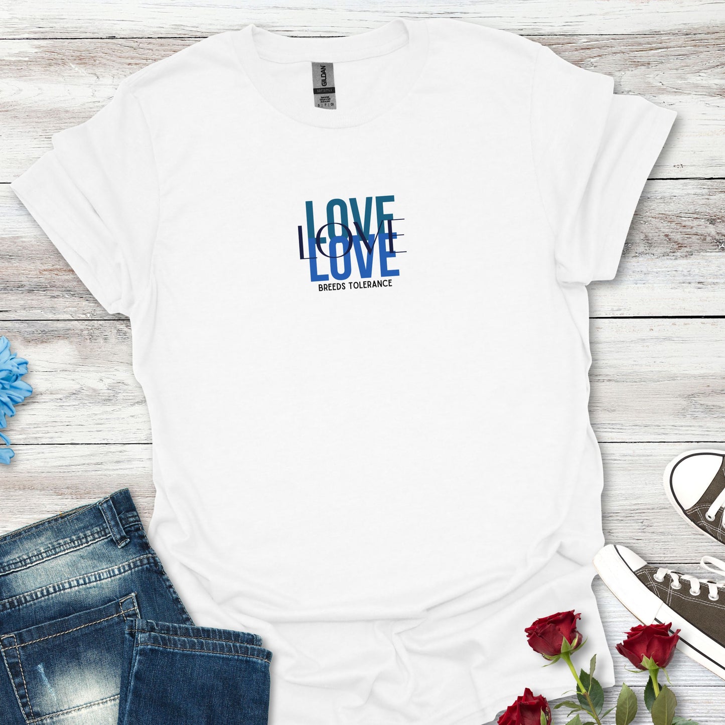 Love Breeds Tolerance – Unity in Action Tee